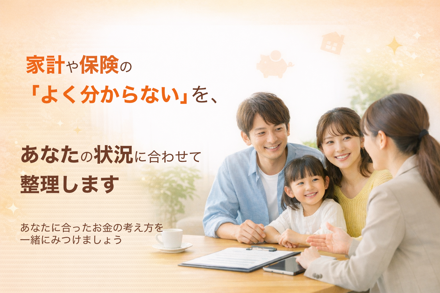 家計相談での安心なひと時
